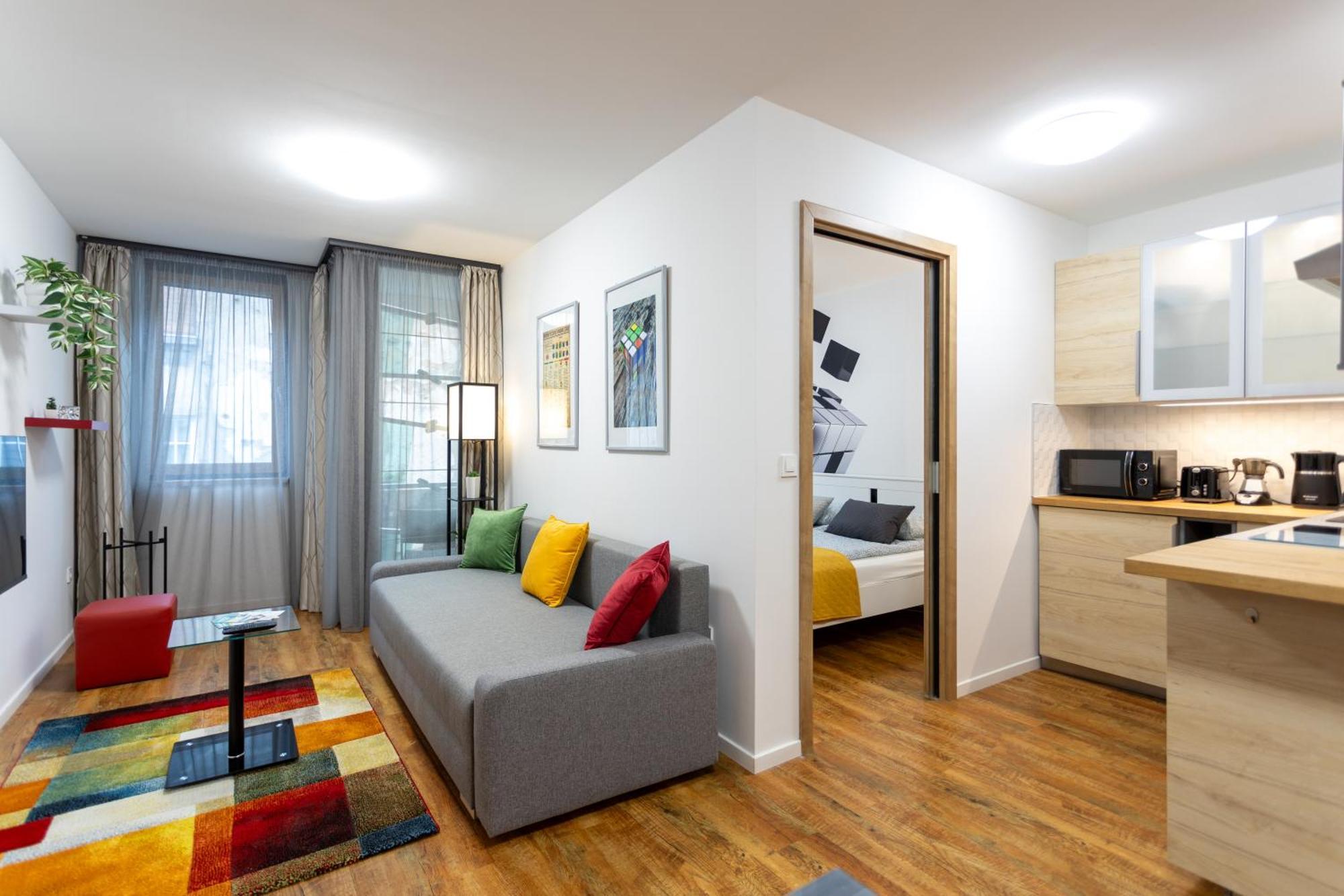 Downtown Cube Apartment Budapest Bagian luar foto