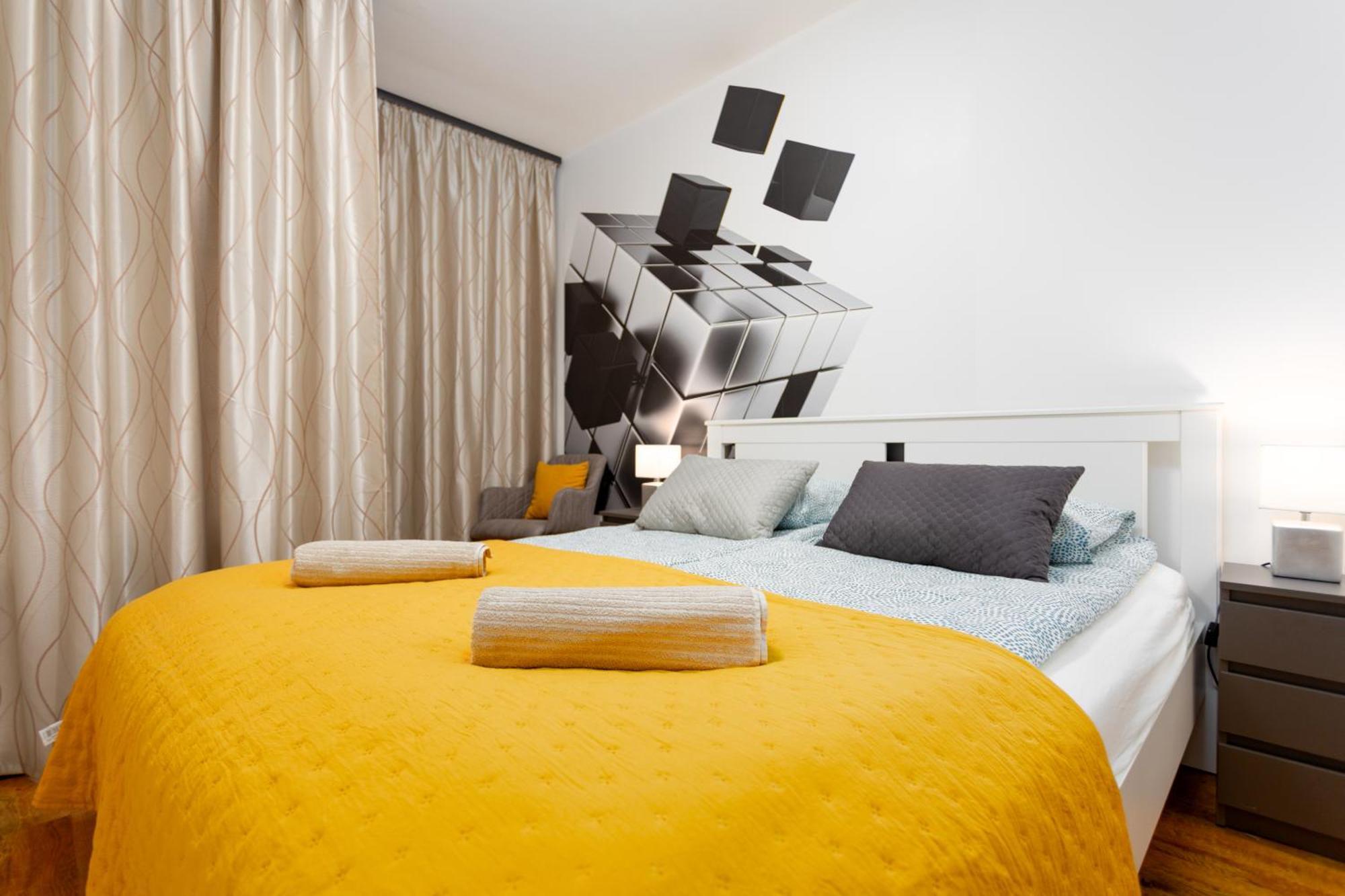 Downtown Cube Apartment Budapest Bagian luar foto