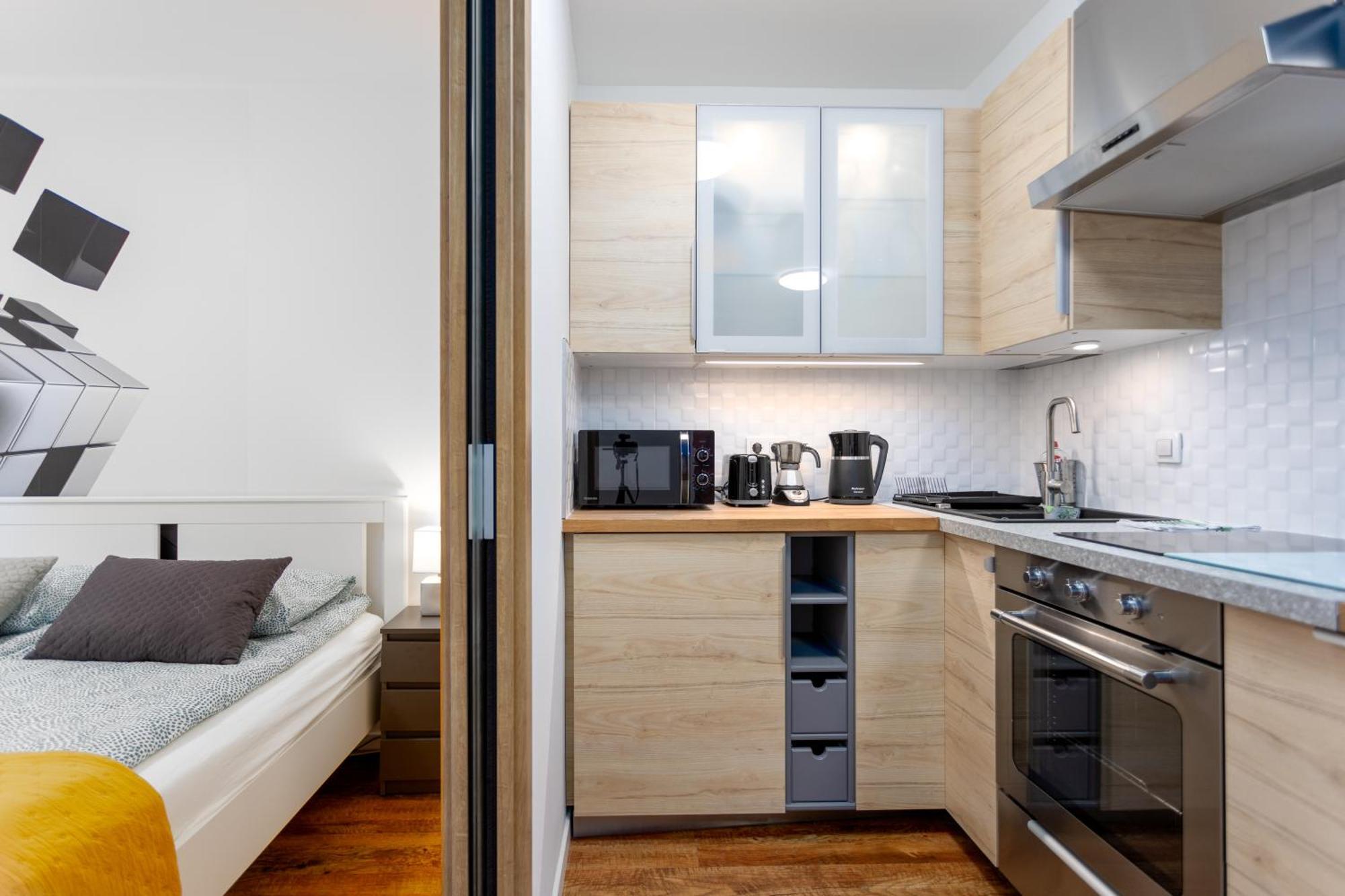 Downtown Cube Apartment Budapest Bagian luar foto