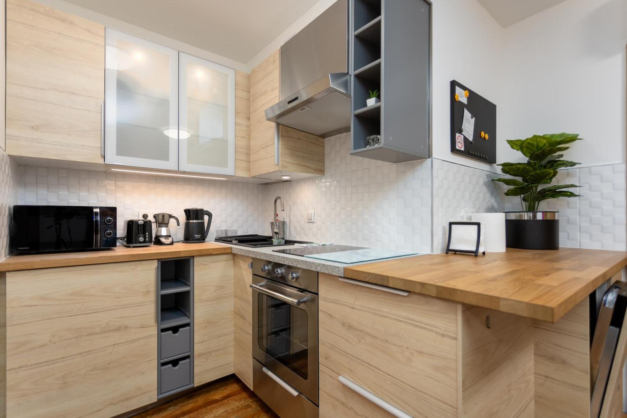 Downtown Cube Apartment Budapest Bagian luar foto
